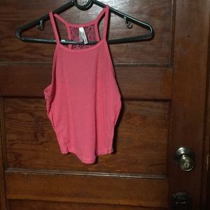 ❤️lace back crop top